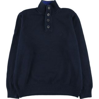 ノーティカ(NAUTICA)の古着 ノーティカ NAUTICA コットンニットハーフボタンセーター メンズM /eaa409220(ニット/セーター)