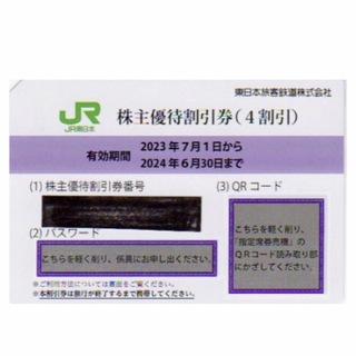 ジェイアール(JR)の１枚🚅JR東日本株主優待割引券🚅No.XYZ1(鉄道乗車券)