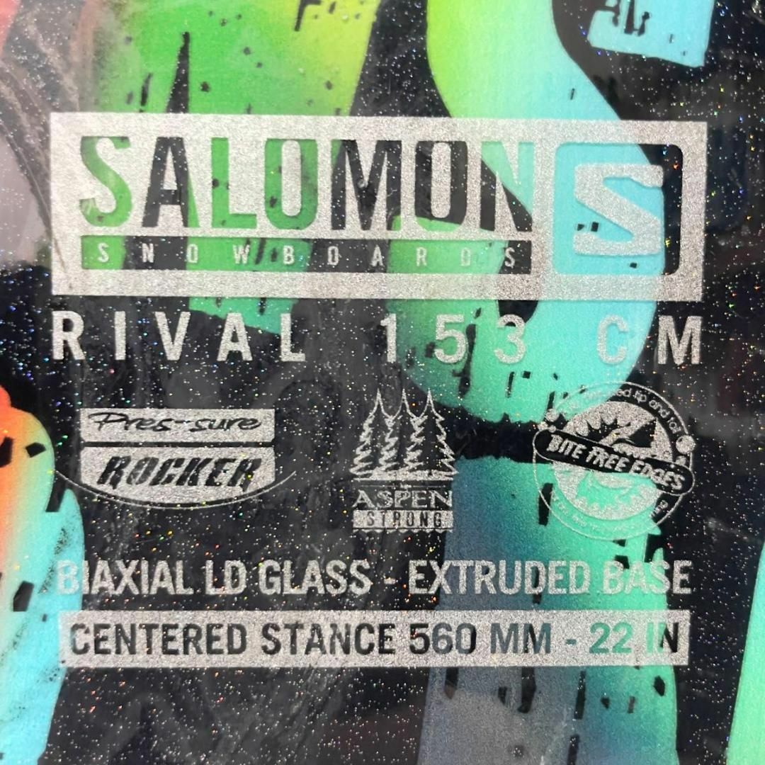 SALOMON(サロモン)のオールサロモン ライバル 152cm メンズ スノーボード3点セット トリック スポーツ/アウトドアのスノーボード(ボード)の商品写真