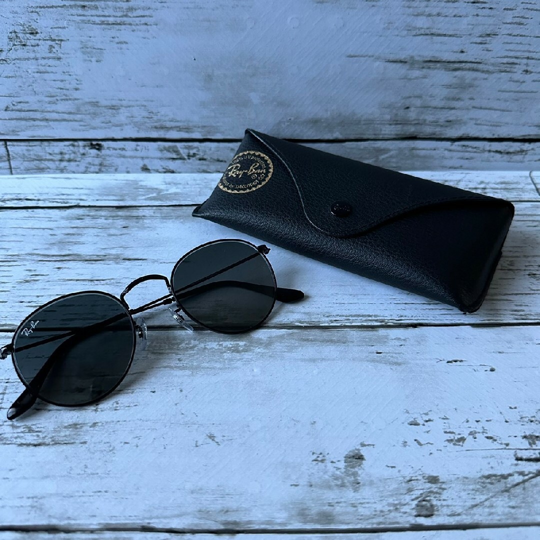 RayBan レイバン ラウンドメタル サングラス ブラックレディース