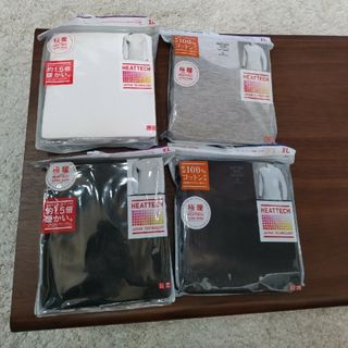 ユニクロ(UNIQLO)の極暖　ﾋｰﾄﾃｯｸ　UNIQLO　ﾕﾆｸﾛ　ｲﾝﾅｰ　XL　まとめ売り(Tシャツ/カットソー(七分/長袖))