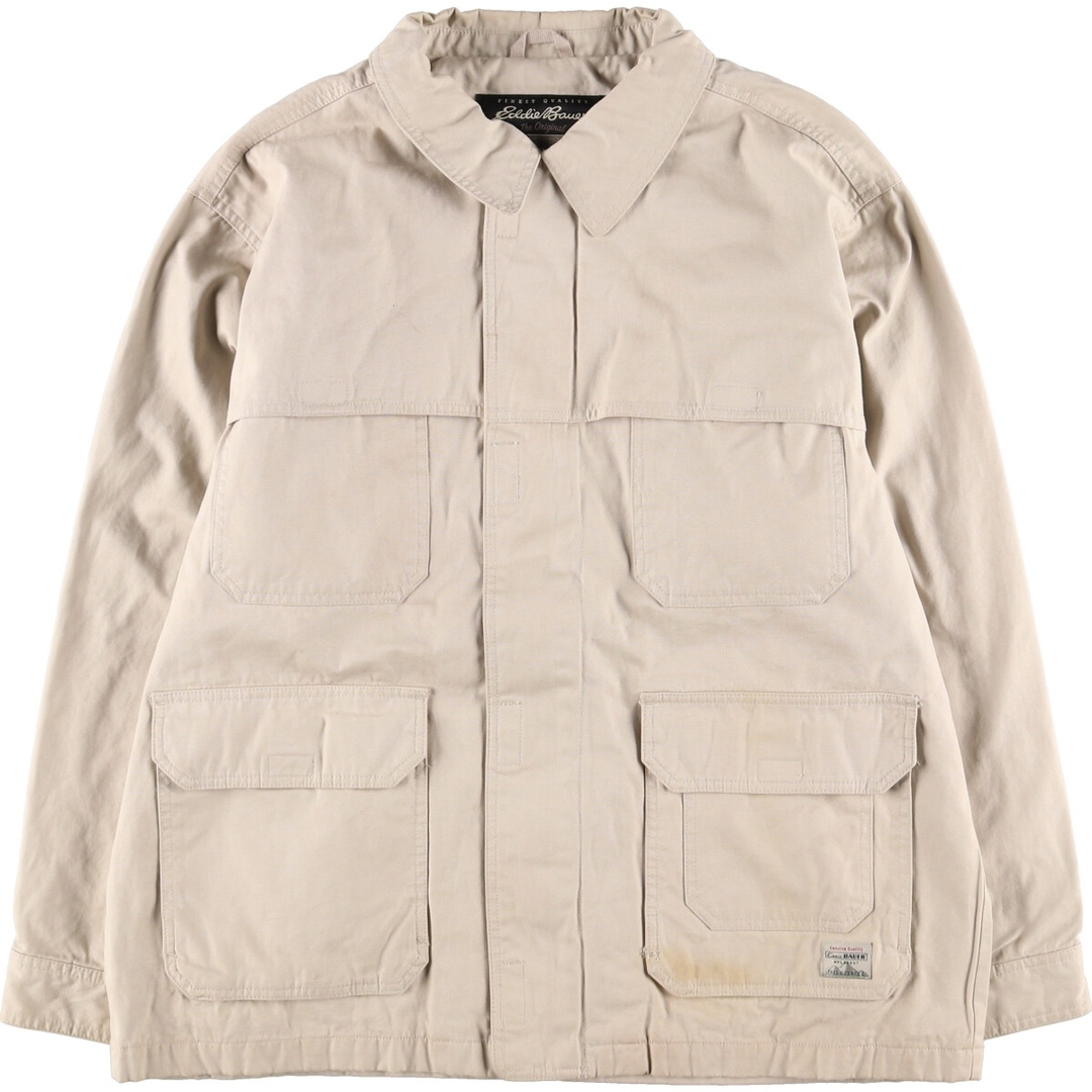 Eddie Bauer(エディーバウアー)の古着 00年代 エディーバウアー Eddie Bauer ハンティングジャケット メンズL /eaa409710 メンズのジャケット/アウター(その他)の商品写真