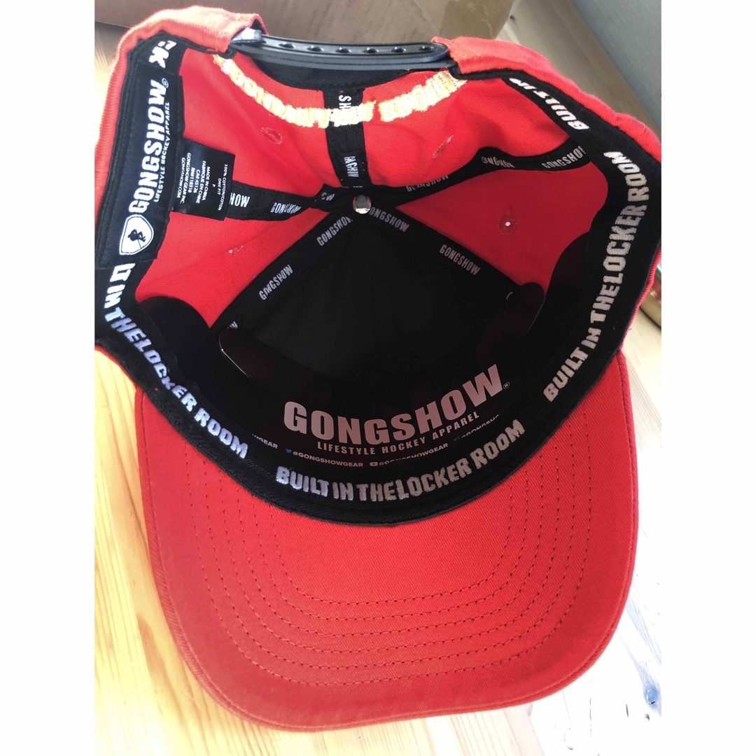〔送料込み〕GONG SHOW アイスホッケー キャップ  ホッケーマニア メンズの帽子(キャップ)の商品写真