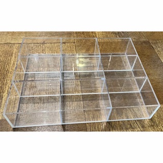 ムジルシリョウヒン(MUJI (無印良品))の無印良品　アクリルコレクションボックス・3×3小間(ケース/ボックス)