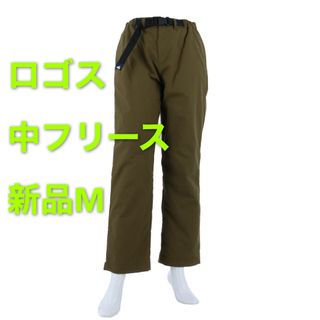 ロゴス(LOGOS)の新品M  裏フリース ストレートキャンプパンツ（レディース）(登山用品)