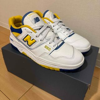 ニューバランス(New Balance)のニューバランス BB550 NCG 26.5 ホワイト/イエロー(スニーカー)