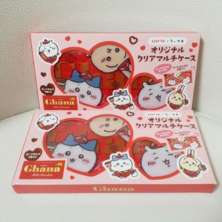 LOTTE　ロッテ　ちいかわ　オリジナル　クリアマルチケース　2点セット　セブン(キャラクターグッズ)