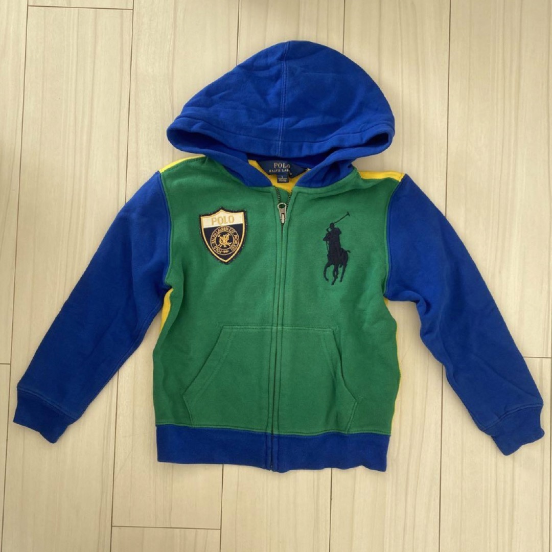 POLO RALPH LAUREN(ポロラルフローレン)のポロ　polo ラルフローレン　5y 110 115 パーカー　アウター キッズ/ベビー/マタニティのキッズ服男の子用(90cm~)(ジャケット/上着)の商品写真