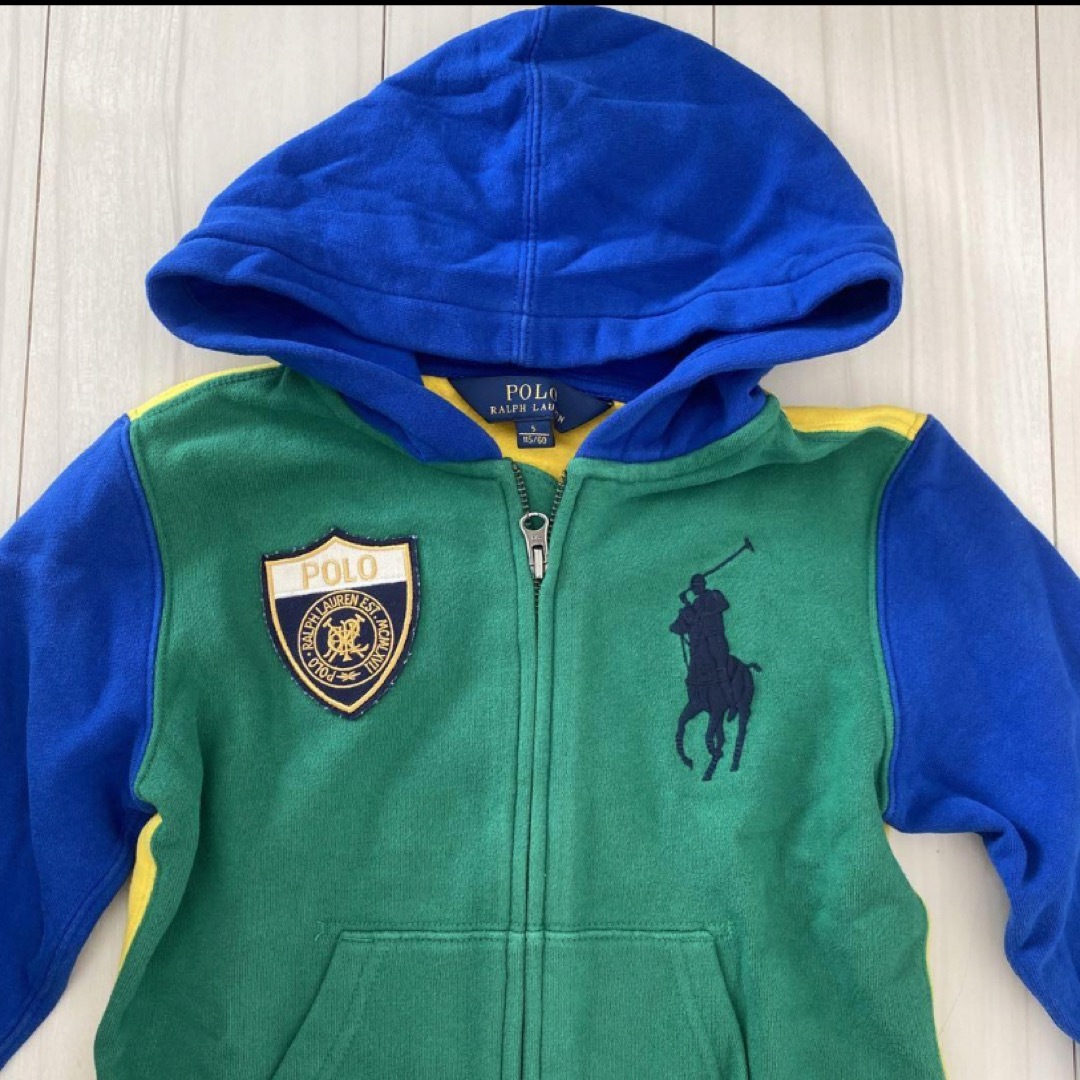 POLO RALPH LAUREN(ポロラルフローレン)のポロ　polo ラルフローレン　5y 110 115 パーカー　アウター キッズ/ベビー/マタニティのキッズ服男の子用(90cm~)(ジャケット/上着)の商品写真