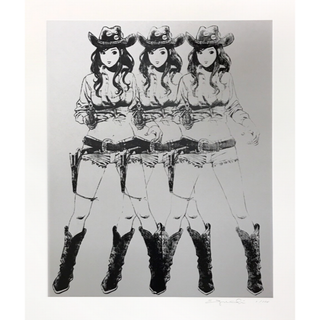 Cowgirls 江口寿史 村上隆 新品未開封(版画)