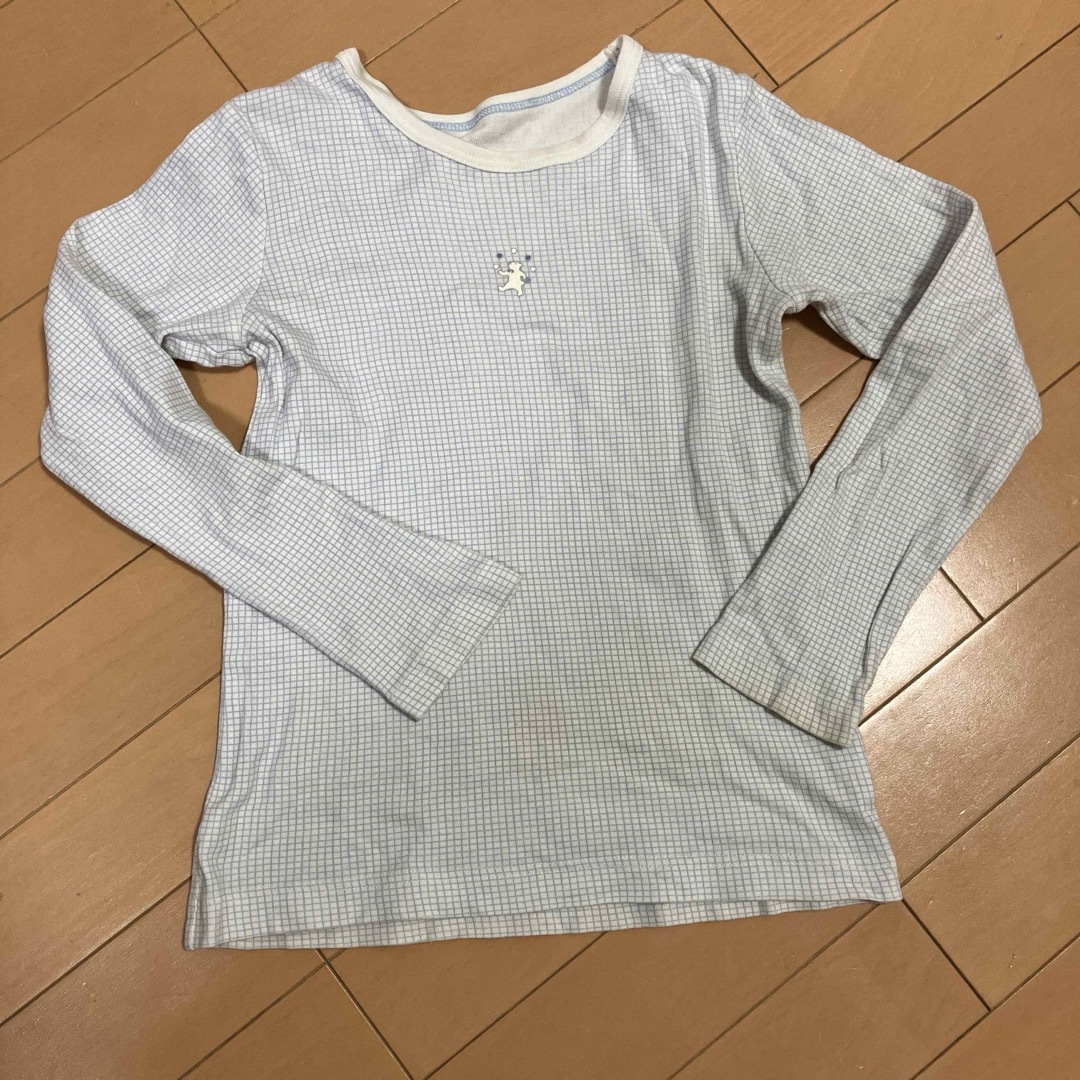 Combi mini(コンビミニ)のコンビミニ　長袖シャツ　肌着　130 キッズ/ベビー/マタニティのキッズ服男の子用(90cm~)(下着)の商品写真