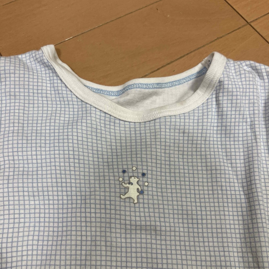 Combi mini(コンビミニ)のコンビミニ　長袖シャツ　肌着　130 キッズ/ベビー/マタニティのキッズ服男の子用(90cm~)(下着)の商品写真