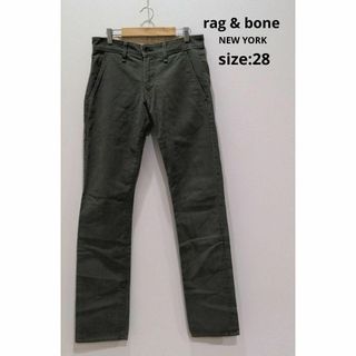 ラグアンドボーン(Rag & Bone)のrag & bone NEW YORK コットン チノパン カーキ メンズ 28(チノパン)