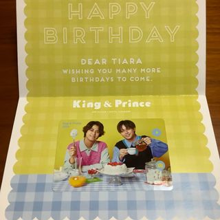 キングアンドプリンス(King & Prince)のバースデーカード 誕生日 2024年King & Prince キンプリ(アイドルグッズ)