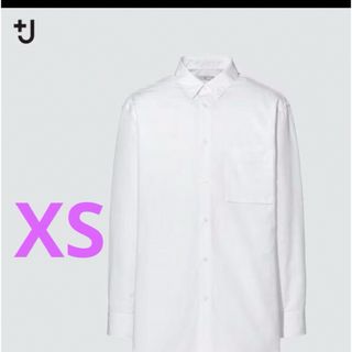 ユニクロ(UNIQLO)の新品 XS  ＋J  スーピマコットンレギュラーフィットシャツ  白(シャツ)