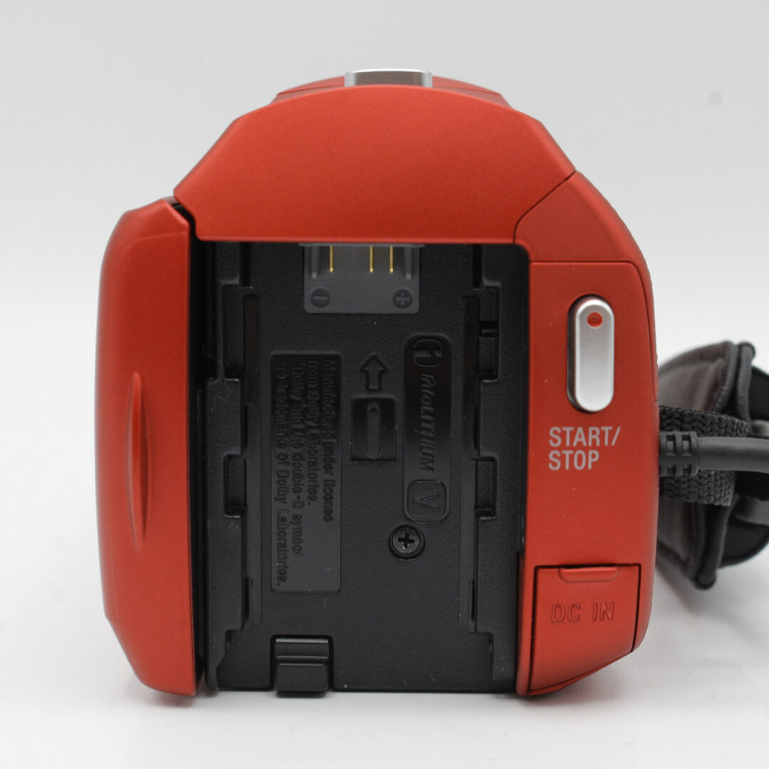 SONY(ソニー)の【美品】SONY Handycam HDR-CX680-R レッド デジタルHDビデオカメラ ビデオレコーダー ハンディカム ソニー 本体 スマホ/家電/カメラのカメラ(ビデオカメラ)の商品写真
