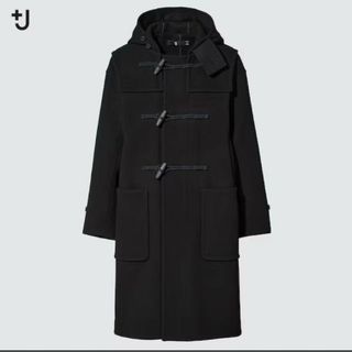 UNIQLO - ユニクロ +j ダッフルコート 黒 M