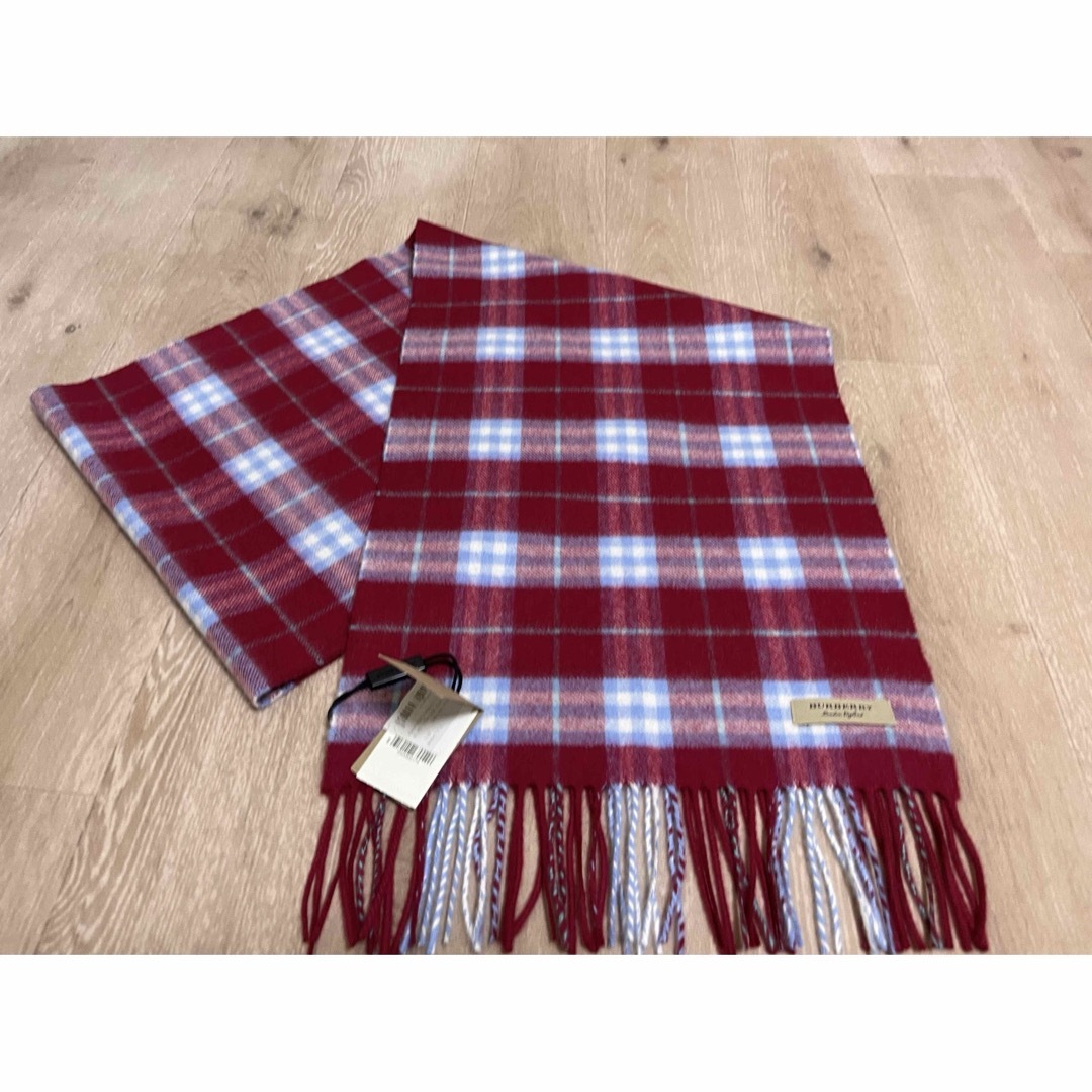 BURBERRY(バーバリー)のBURBERRY　バーバリー　マフラー　カシミア100％　タグ付き未使用品 レディースのファッション小物(マフラー/ショール)の商品写真