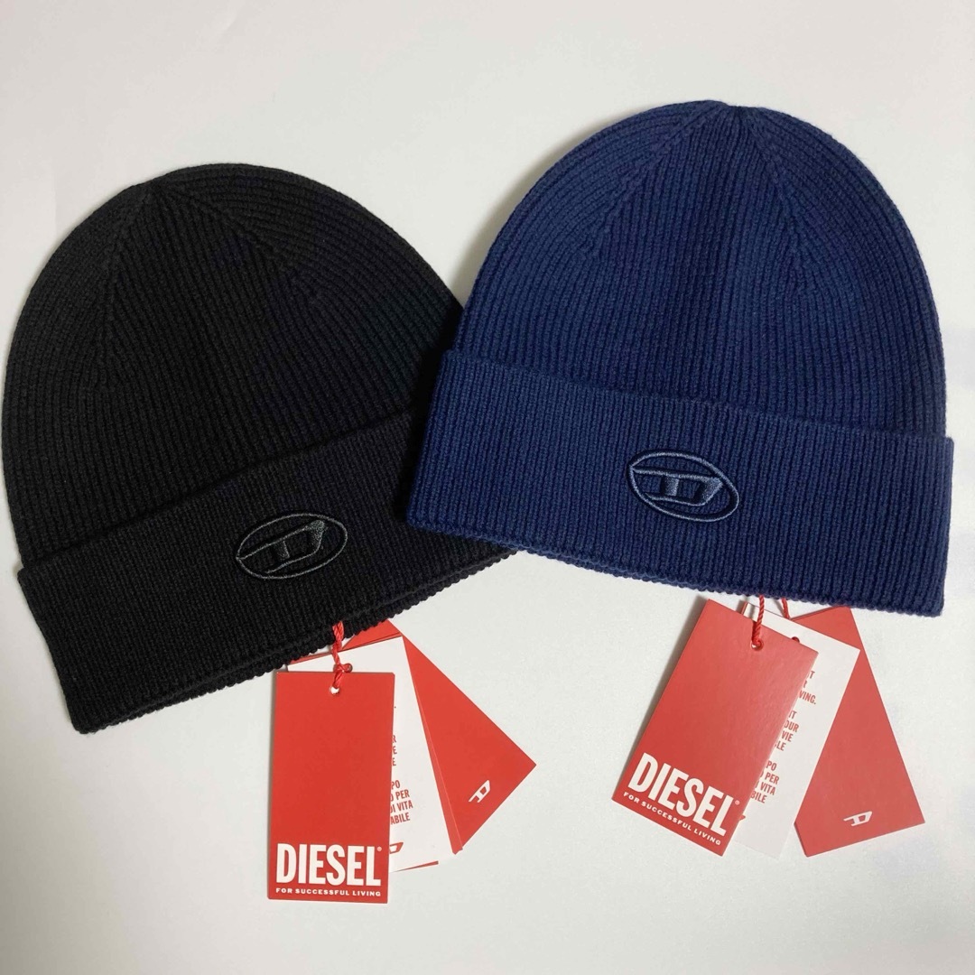 DIESEL(ディーゼル)の※即日発送　diesel  ロゴ　ニット帽 メンズの帽子(ニット帽/ビーニー)の商品写真