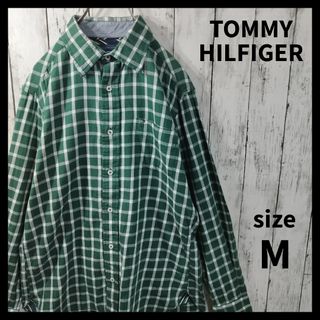 トミーヒルフィガー(TOMMY HILFIGER)の【TOMMY HILFIGER】チェック柄フランネルシャツ　長袖　アメカジ　秋冬(シャツ)