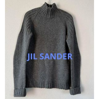 ジルサンダー(Jil Sander)のジル サンダーJIL SANDER  ハイネックセーターカシミヤ混 グレー 34(ニット/セーター)