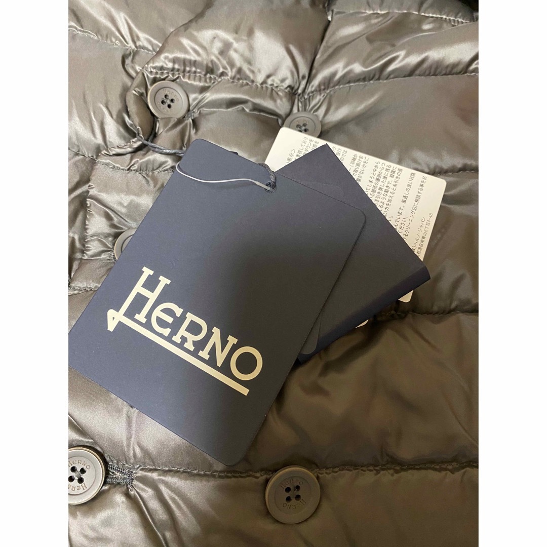 HERNO(ヘルノ)のヘルノ　HERNO レジェンドライン　ダウンベスト　サイズ48 ダブルブレスト メンズのジャケット/アウター(ダウンベスト)の商品写真