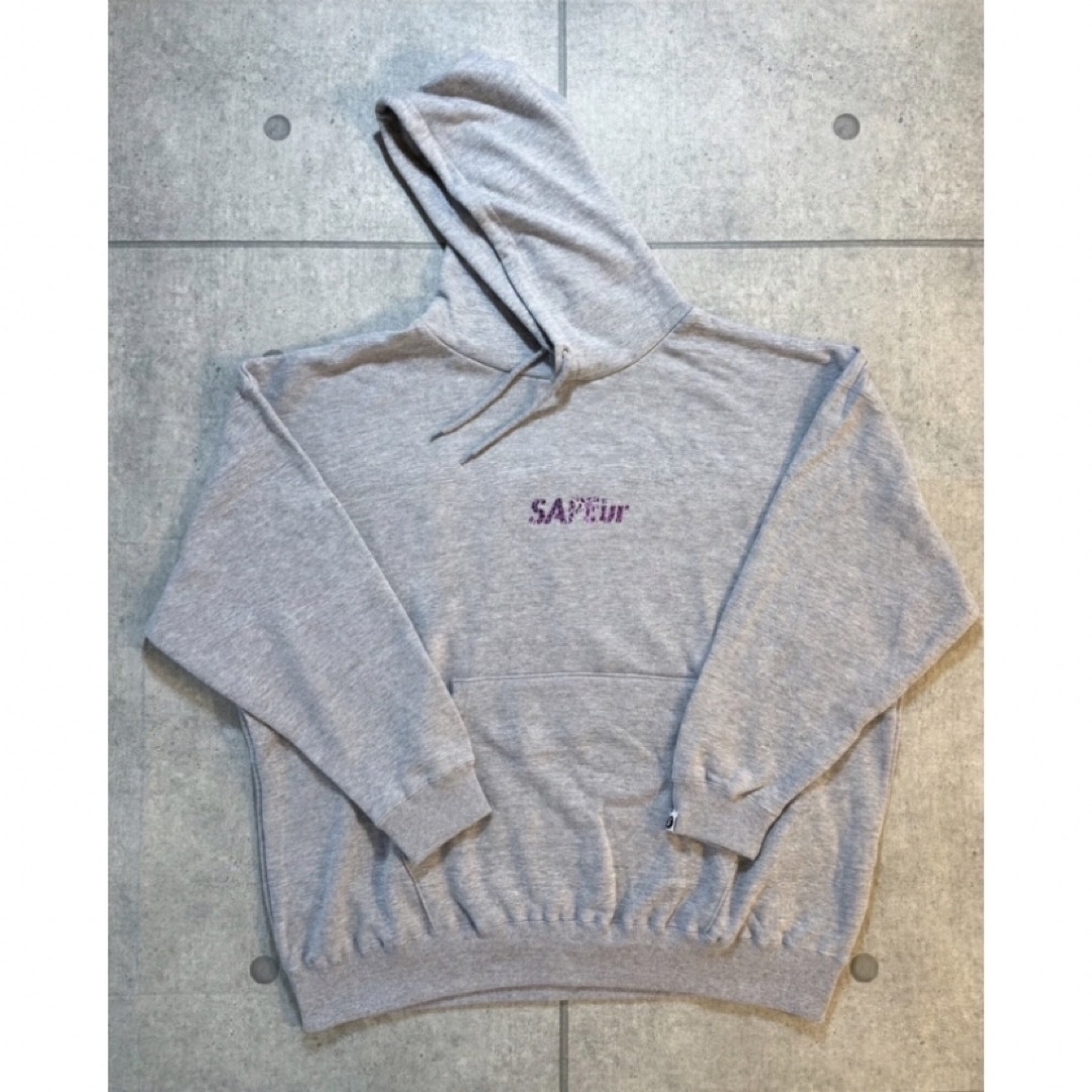 【SAPEur】PURPLE LEOPARD HEAD HOODIE メンズのトップス(パーカー)の商品写真