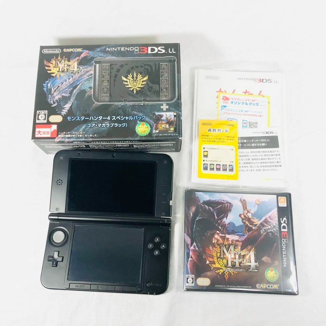 完動品】Nintendo 3DSLL ゴア・マガラブラック 動作確認済みの通販 by