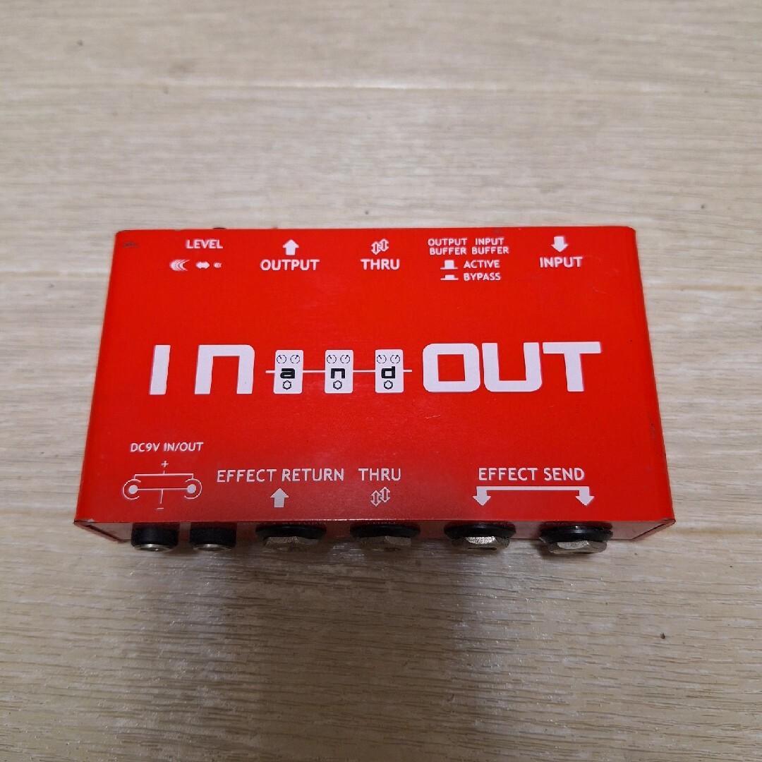 CUSTOM AUDIO JAPAN IN and OUTエフェクター