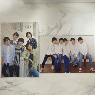 ジャニーズジュニア(ジャニーズJr.)の5忍者ポストカード2枚(アイドルグッズ)