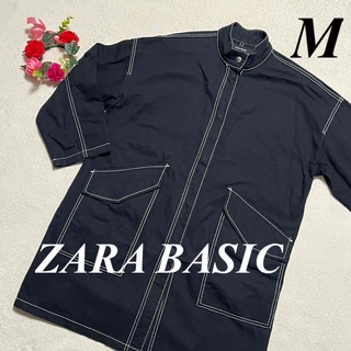 ザラ(ZARA)の大特価　ZARA BASIC ザラ♡ デニムジャケット　黒系　USAのM 即発送(Gジャン/デニムジャケット)