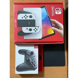 ニンテンドースイッチ(Nintendo Switch)のNintendo Switch 有機ELモデル、Proコン、ポーチ等(家庭用ゲーム機本体)