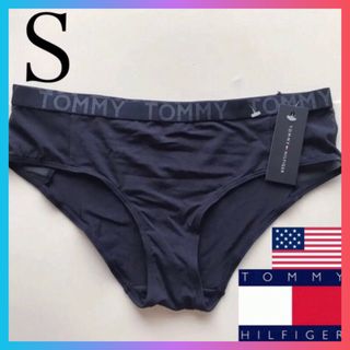 トミーヒルフィガー(TOMMY HILFIGER)のレア USA トミーヒルフィガー ショーツ S ネイビー 下着(ショーツ)