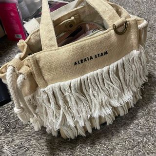 トートバッグアリシアスタン ALEXIASTAM ノベルティ フリンジバッグ