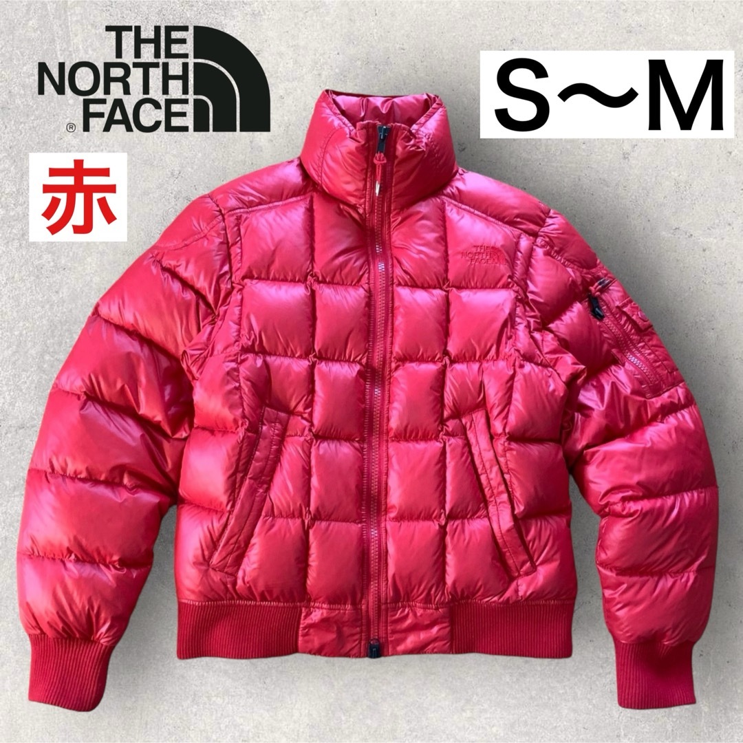 THE NORTH FACE(ザノースフェイス)のノースフェイス ダウンジャケット スタジャン風 700FP Sサイズ 赤 メンズのジャケット/アウター(ダウンジャケット)の商品写真