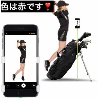 SelfieGOLF レコードゴルフスイング 携帯電話ホルダーゴルフアナライザ(その他)