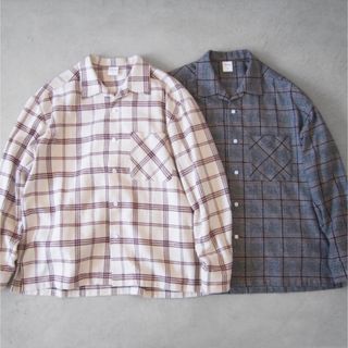 ワンエルディーケーセレクト(1LDK SELECT)のyuan open collar nel shirt(シャツ)