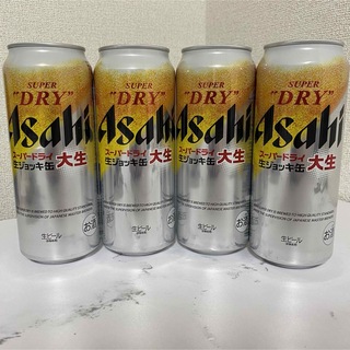 アサヒ(アサヒ)のお酒 アサヒ スーパードライ 生ジョッキ缶 大生 4本セット(ビール)
