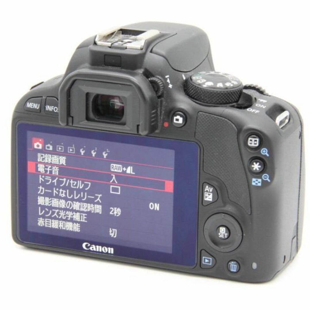 Canon(キヤノン)の新品級☆ Canon EOS Kiss X7 ダブルレンズ iPhone転送OK スマホ/家電/カメラのカメラ(コンパクトデジタルカメラ)の商品写真