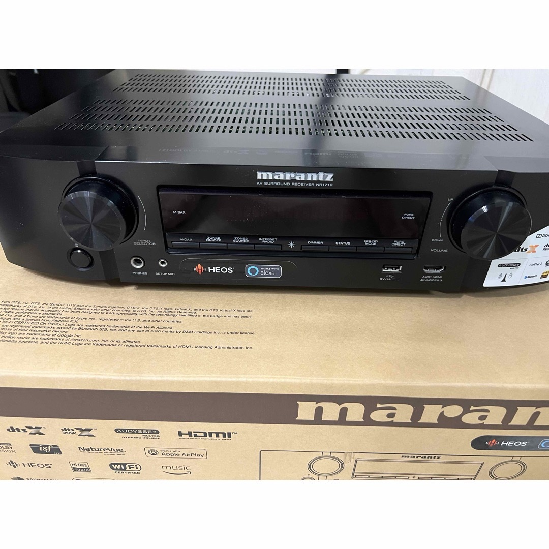 marantz(マランツ)のケン様専用　marantz NR 1710  AVアンプ スマホ/家電/カメラのオーディオ機器(アンプ)の商品写真