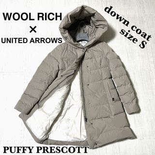 ウールリッチ(WOOLRICH)の【別注】ウールリッチ×ユナイテッドアローズ ダウン コート グレー Sサイズ(ダウンコート)