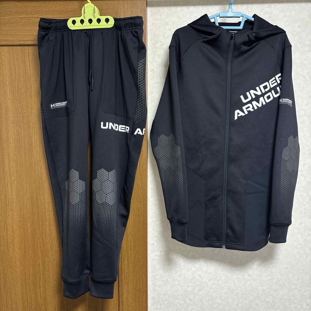 アンダーアーマー ジャージセットアップ XL ふちどり アンダーアーマー ジャージセットアップ XL ふちどり