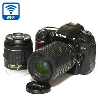 ニコン(Nikon)の【Nikon】D7500ダブルレンズセット★手ブレ補正付きレンズ！！(デジタル一眼)