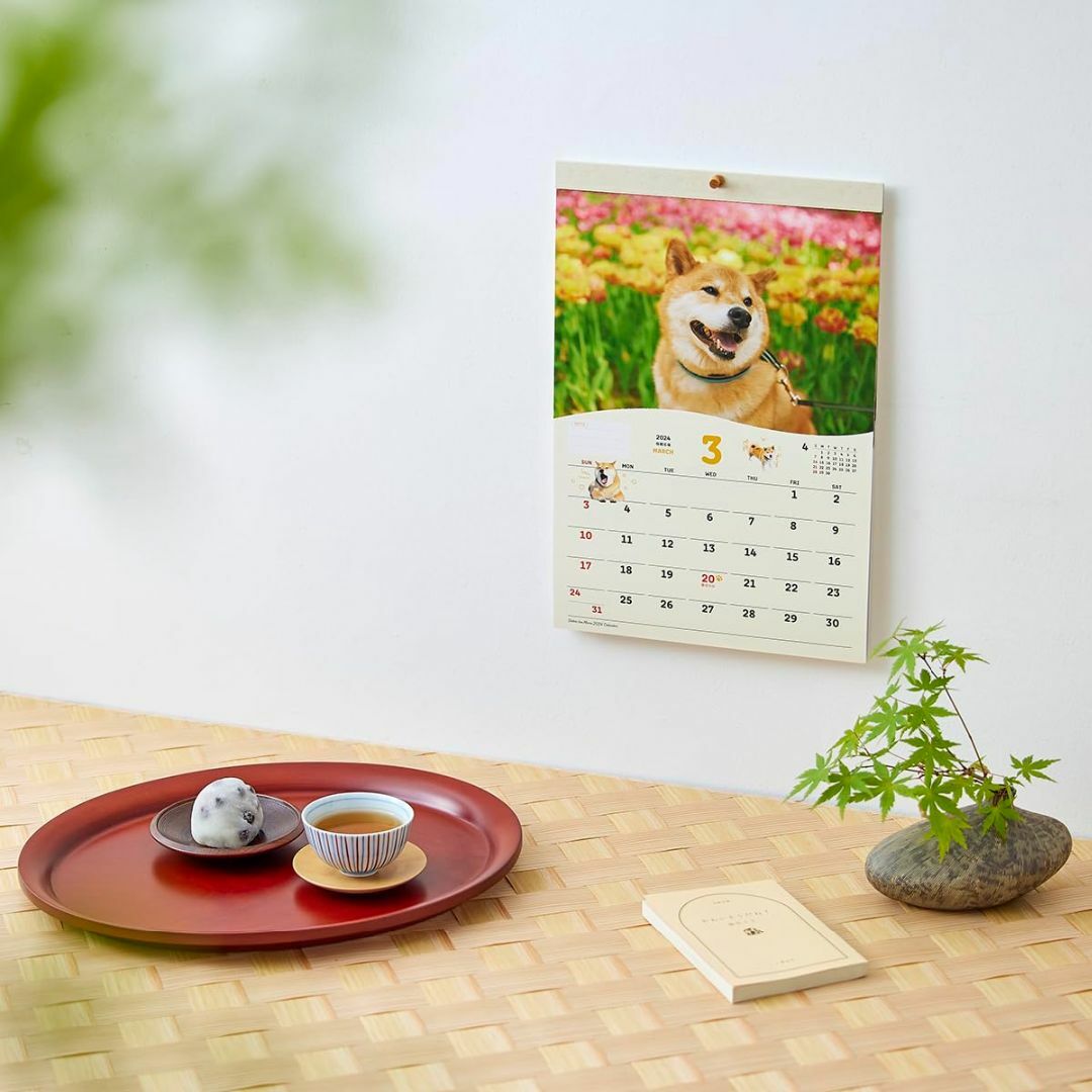 新日本カレンダー 2024年 カレンダー 壁掛け 柴犬まる 小 NK4008 その他のその他(その他)の商品写真