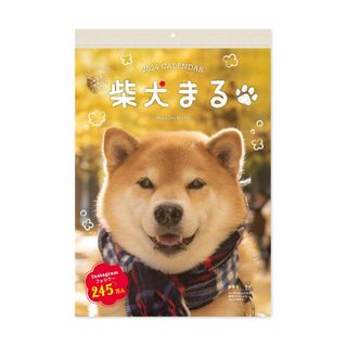 新日本カレンダー 2024年 カレンダー 壁掛け 柴犬まる 小 NK4008(その他)