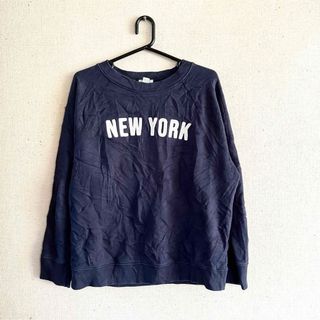 J.CREW ロゴトレーナー サイズS アメカジ 古着　130cm 程度　裏毛(Tシャツ/カットソー)