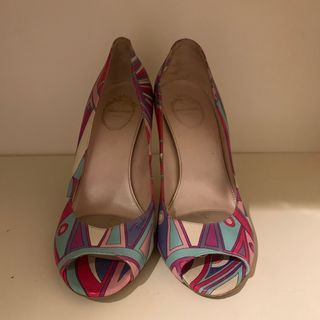 エミリオプッチ(EMILIO PUCCI)のエミリオプッチオープントゥ(ブーティ)