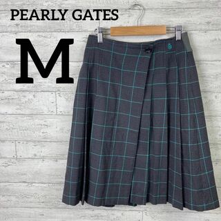 パーリーゲイツ(PEARLY GATES)のPEARLY GATES スカート　キュロット　千鳥　チェック　スカート　M(ひざ丈スカート)
