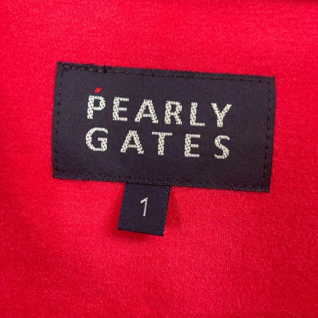 PEARLY GATES(パーリーゲイツ)のPEARLY GATES パーリーゲイツ★長袖ハーフジップシャツ★ピンク　M レディースのトップス(ニット/セーター)の商品写真