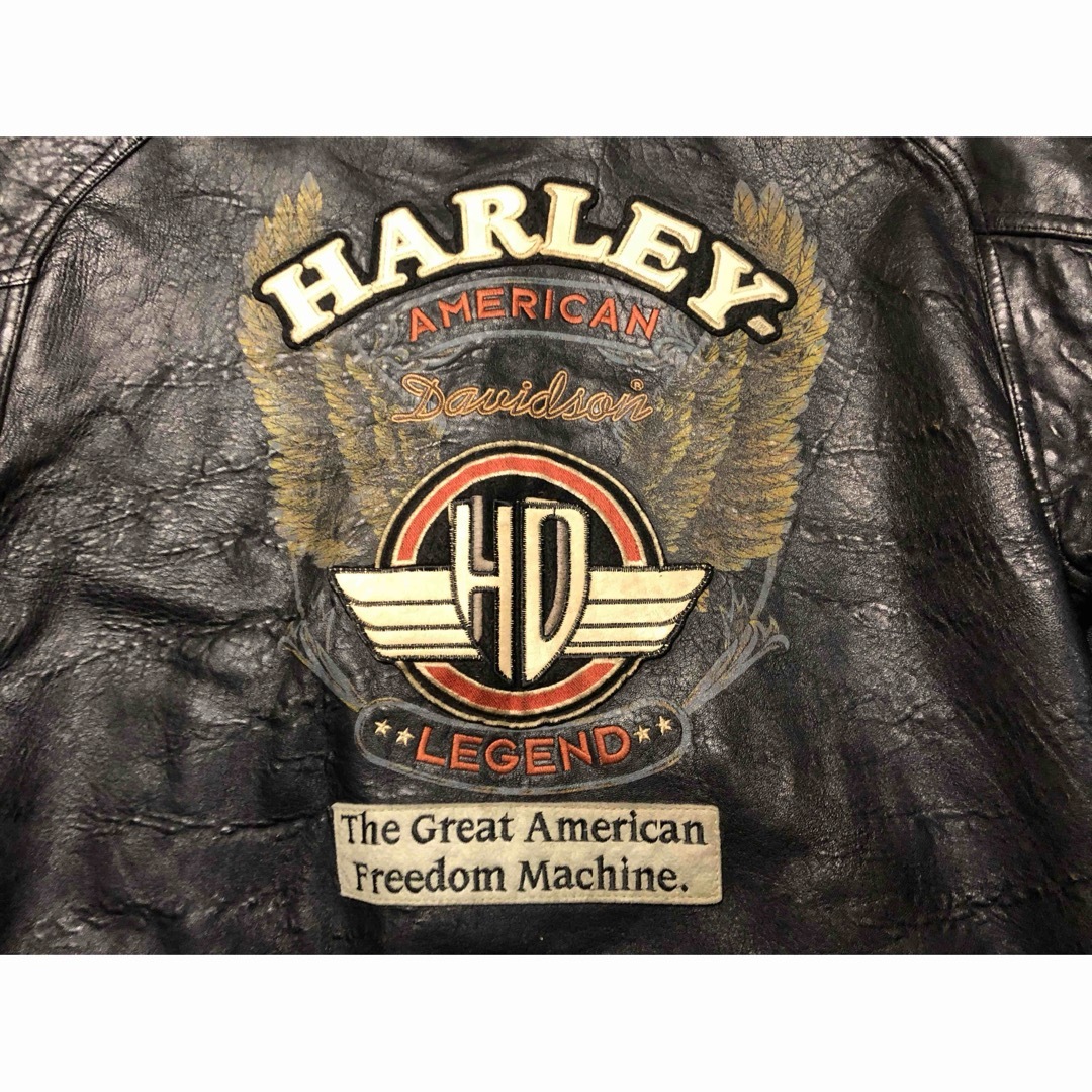 Harley Davidson - 【稀少刺繍&エンボス・モデル!】ハーレー Harley Davidson - 【稀少刺繍&エンボス・モデル!】ハーレー